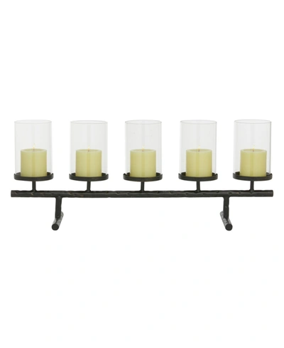 Rosemary Lane Contemporary Candlestick Holders In Multi
