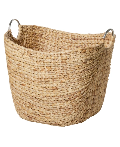 Rosemary Lane Contemporary Storage Basket In Brown