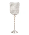 Rosemary Lane Crystal Glam Candle Holder In Clear