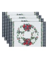 LAURAL HOME CHRISTMAS TRIMMINGS PLACEMAT