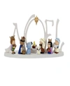 Kurt Adler 10-inch Battery-operated Led Peanuts Lighted Nativity Scene
