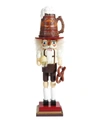 Kurt Adler 17.5" Hollywood Beer And Pretzel Nutcracker In Multi
