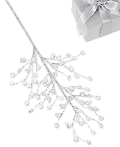 Holiday Lane Snowdaze Acrylic Beads Pick Ornament, Exclusively At Macy's In No Color