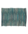 Saro Lifestyle Water Hyacinth Placemat Set Of 4 In Turquoise