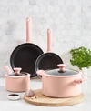 The Cellar 6-pc. Cookware Set, Created For Macy's In Pink