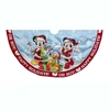 Kurt Adler 48" Mickey And Minnie Print Satin Tree Skirt In Multi