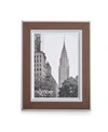 Nambe Novara Picture Frame, 5" X 7" In Brown/silver-tone
