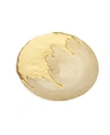 Classic Touch 8.25" Dipped Salad Plates, Set Of 4 In Gold-tone