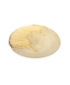 Classic Touch 11" Dipped Dinner Plates, Set Of 4 In Gold-tone