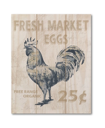 Courtside Market Fresh Farm Eggs Ii 10.5x14 Board Art In Multi