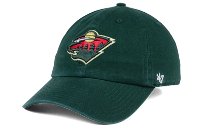 47 Brand Minnesota Wild Clean Up Cap In Green