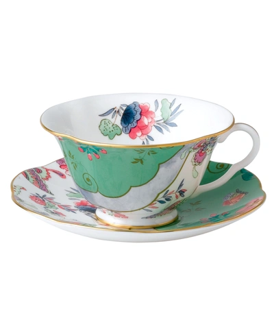 Wedgwood Butterfly Bloom Teacup And Saucer In Multi