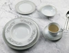LORREN HOME TRENDS OLYMPIA MIX AND MATCH 57-PC DINNERWARE SET, SERVICE FOR 8