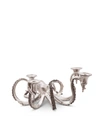 VAGABOND HOUSE PEWTER METAL OCTOPUS CANDELABRUM FOUR TAPER CANDLES HOLDER