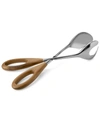 Nambe Curvo Salad Scissors In Silver