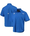 Columbia Men's Alabama Crimson Tide Pfg Tamiami Shirt In Crimson