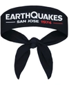 Vertical Athletics Black San Jose Earthquakes Tie-back Headband In Black