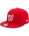 New Era Washington Nationals 2019 World Series Champ Ac 59fifty Fitted Cap In Red