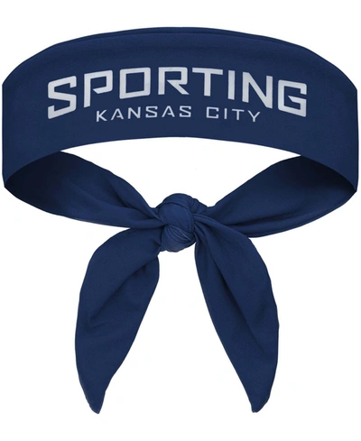 Vertical Athletics Navy Sporting Kansas City Tie-back Headband