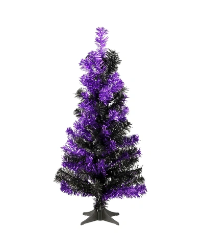 National Tree Company 2' Tinsel Tree In Black