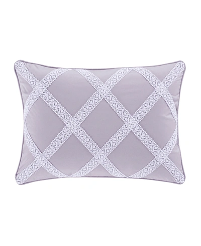 Royal Court Rosemary Decorative Pillow, 13" X 19" In Lilac