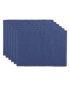 DESIGN IMPORTS DESIGN IMPORT RIBBED PLACEMAT, SET OF 6