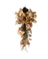 National Tree Company 30" Autumn Pine Nut Teardrop In Brown