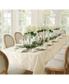 Elrene Barcelona Damask Oblong Tablecloth, 60" X 144" In Antique
