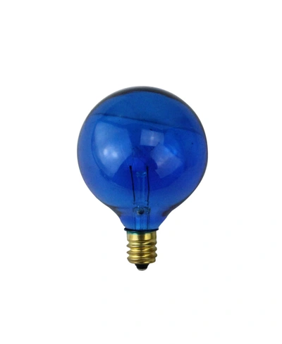 Northlight Pack Of 25 Incandescent G40 Blue Christmas Replacement Bulbs