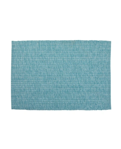 Tableau Dash Placemat Set, 4 Piece In Aqua