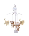 NOJO SWEET JUNGLE FRIENDS PLUSH MONKEY AND CHEETAH MUSICAL MOBILE