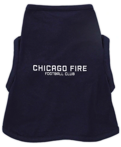 All Star Dogs Navy Chicago Fire Pet T-shirt