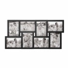 TRADEMARK GLOBAL COLLAGE PICTURE FRAME WITH 8 OPENINGS FOR 4X6 PHOTOS BY LAVISH HOME, BLACK