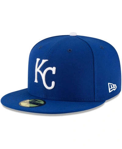 NEW ERA MEN'S KANSAS CITY ROYALS GAME AUTHENTIC COLLECTION ON-FIELD 59FIFTY FITTED CAP