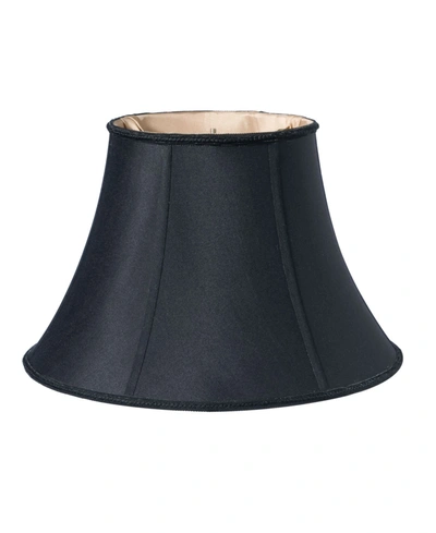 Macy's Cloth&wire Slant Transitional Bell Softback Lampshade With Washer Fitter In Black