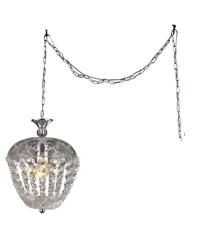 Home Accessories Miriam 11" 1-light Indoor Pendant Lamp With Light Kit In Chrome