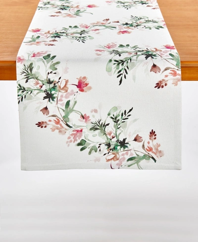 Tableau Paradise Floral Printed Table Runner, 72" X 14" In Multi