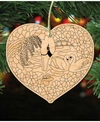 Designocracy Diy Swan Heart Ornaments 3 Set In Multi