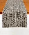 Tableau String Of Beads Table Runner, 72" X 14" In Black
