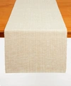 Tableau Dash-pebble Table Runner, 72" X 14" In Sand