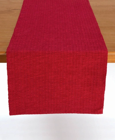 Tableau Holiday Dash Table Runner, 72" X 14" In Red