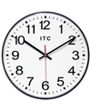 Infinity Instruments Round Wall Clock In Black