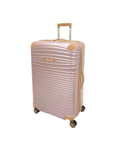 London Fog Closeout!  Chelsea 20" Hardside Carry-on Spinner Suitcase In Rose Gold