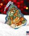 G.debrekht Forest Nativity Glass Ornament Holiday Splendor In Multi Color