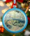 G.debrekht Mer Angel Glass Ornament Holiday Splendor In Multi Color