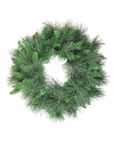 Northlight 24" White Valley Pine Artificial Christmas Wreath In Green