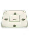 Spode Christmas Tree Square Chip & Dip Set