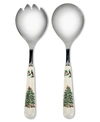 Spode Christmas Tree Salad Servers, Set Of 2
