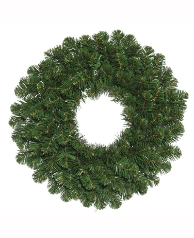 Vickerman 48" Oregon Fir Artificial Christmas Wreath Unlit In Green