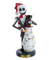 Kurt Adler Nightmare Before Christmas Jack And The Mayor Snowman Nutcracker In Multi
